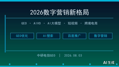 2026年8月3日|AI搜索重构数字营销版图:GEO从“可选项”变为“必选项”